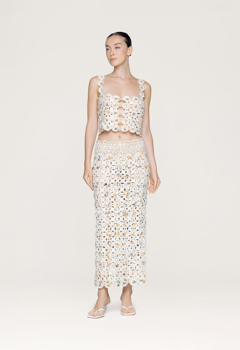 Arroyo-Caracola-Embroidered-Maxi-Skirt-13452 - 1