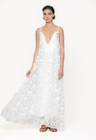 Hierbaluisa-Diente-De-Leon-Organza-Maxi-Dress-11263