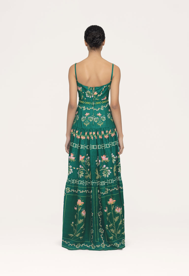 Lima-Esmeralada-Hand-Embroidered-Maxi-Dress-14057 - 2